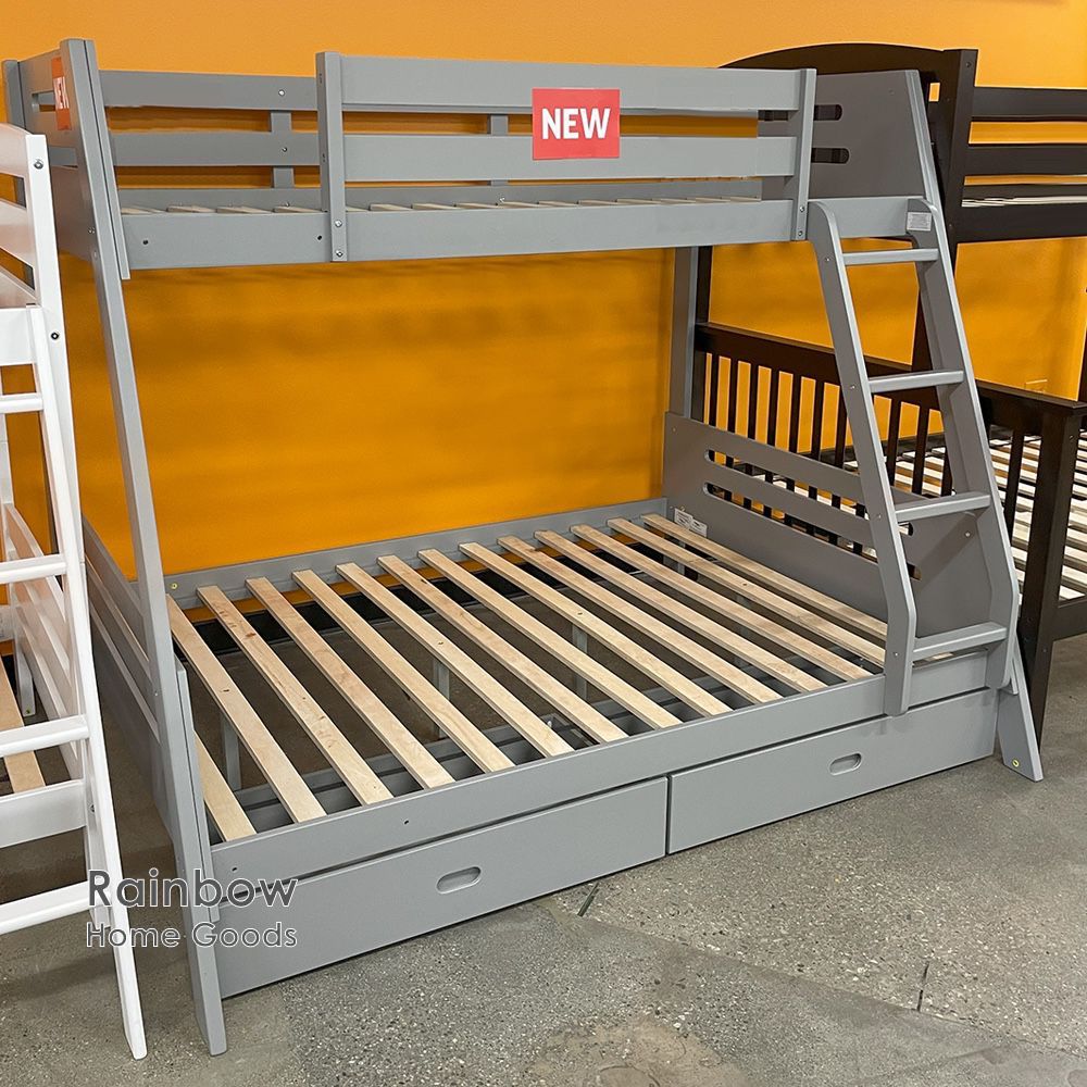 Twin / Full Bunk Bed With 2 Drawers