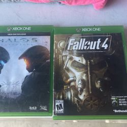 2Fall Out 4 And Halo 5 Xbox One Games 