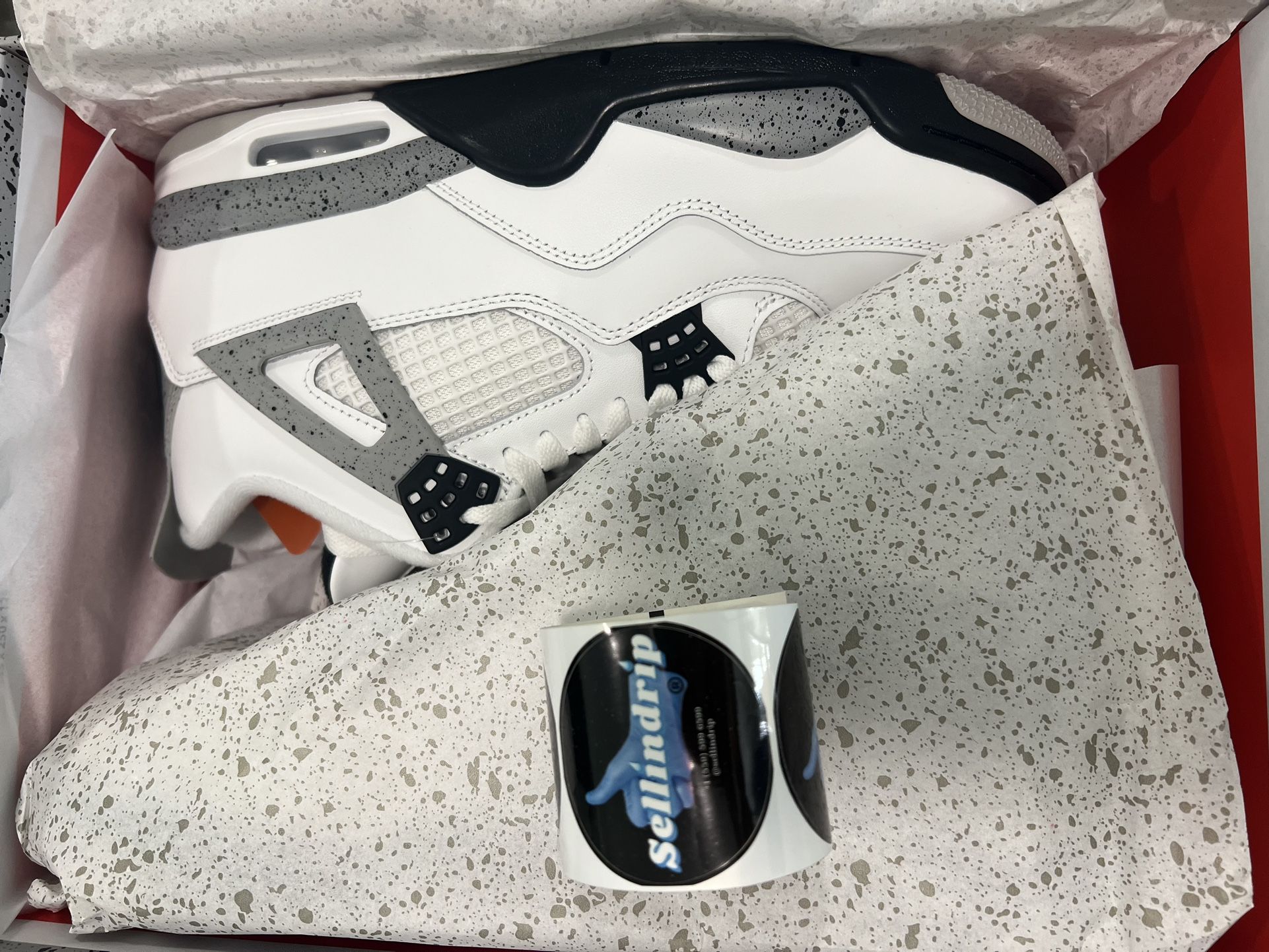 Jordan 4 White Cement Og 2025 New DS Og All