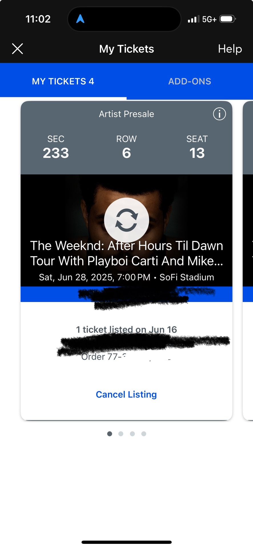 The Weekend tickets