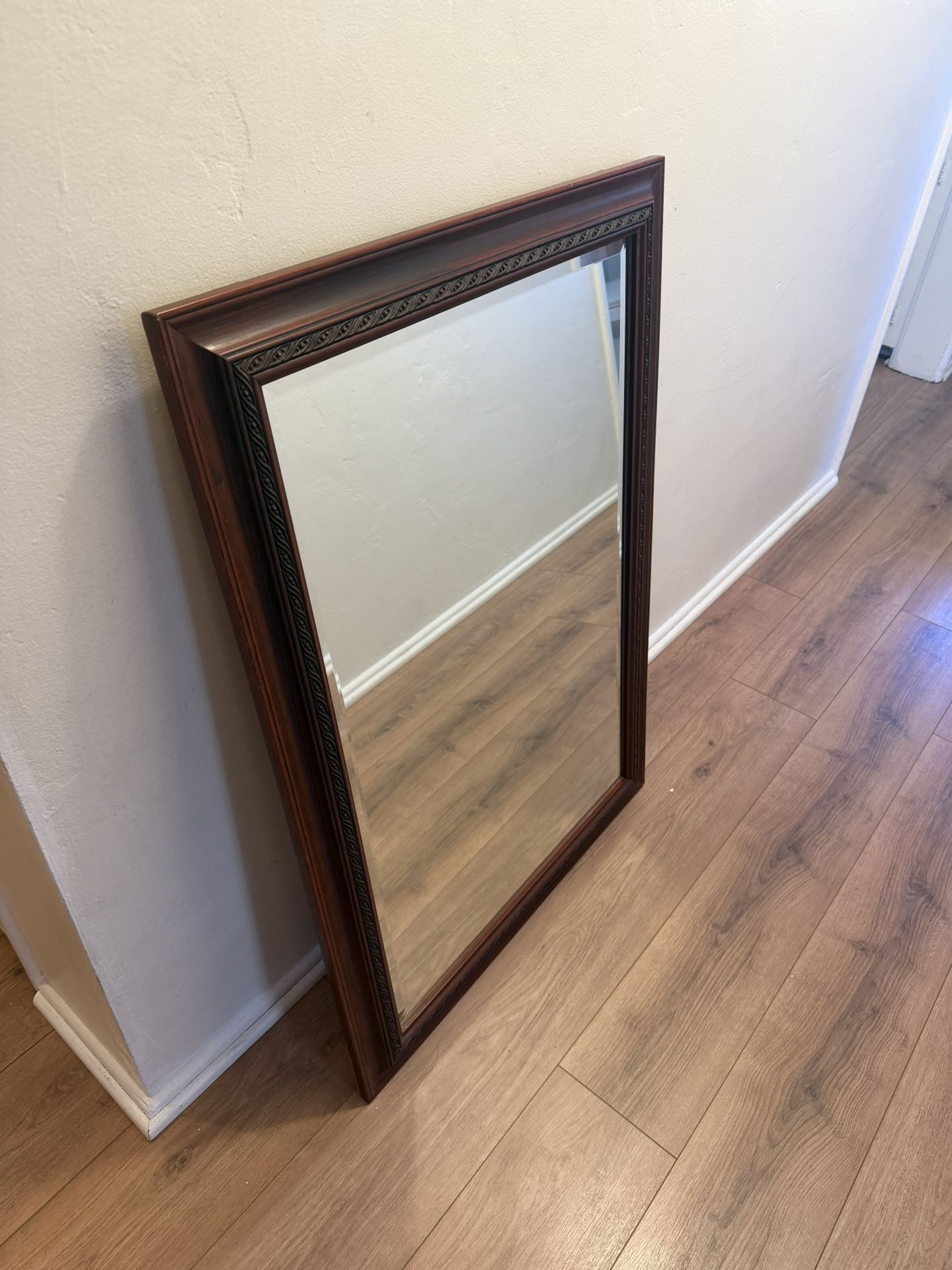 Used Wooden Framed Mirror