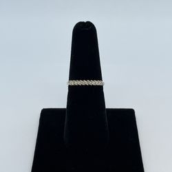 Gold Diamond Ring 14K New   