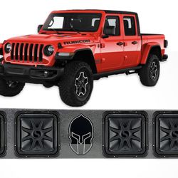 JEEP GLADIATOR FULL BASS AND VOICE PACKAGE KICKER AUDIO INSTALLED