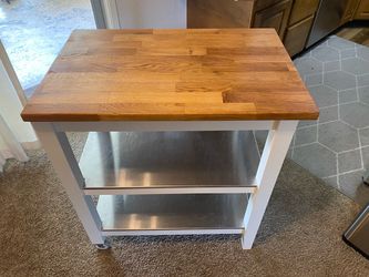 Butcher block table