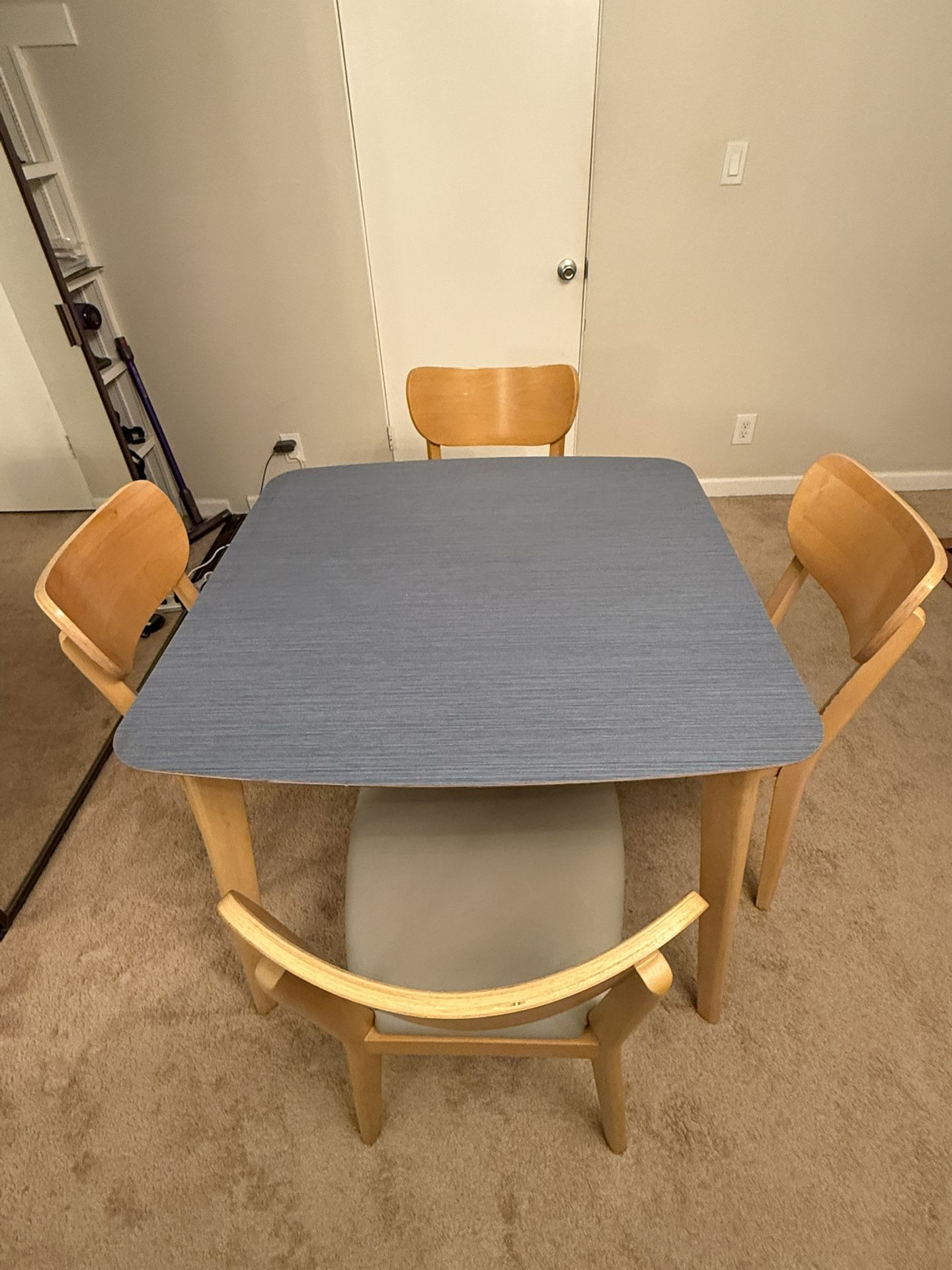 Solid Wood Dining Table Set – Delivery available