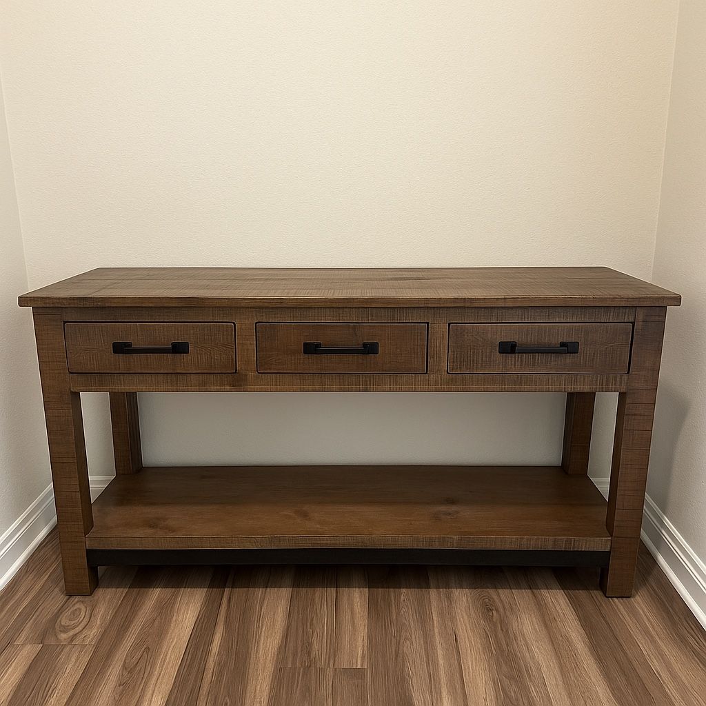 Wooden dark brown Console/ Cocktail Table