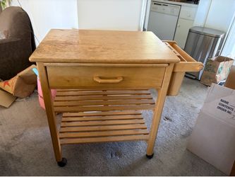 Wooden Kitchen Cart