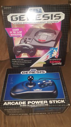 Sega Genesis and Arcade power stick - CIB