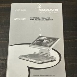 Magnavox MPD 850 portable DVD player