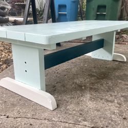 Farmhouse/Beachy Wood Bench