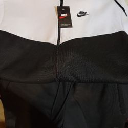 Men Black&white Jogger Set