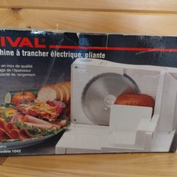 Rival fold-up Electric Food slicer