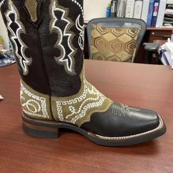 Botas Vaqueras de Piel bordadas para hombre