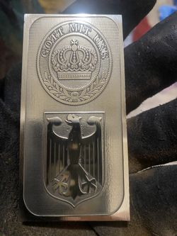 WW2 Gold Bars ( Solid Brass) Coated To Stop Oxidation 