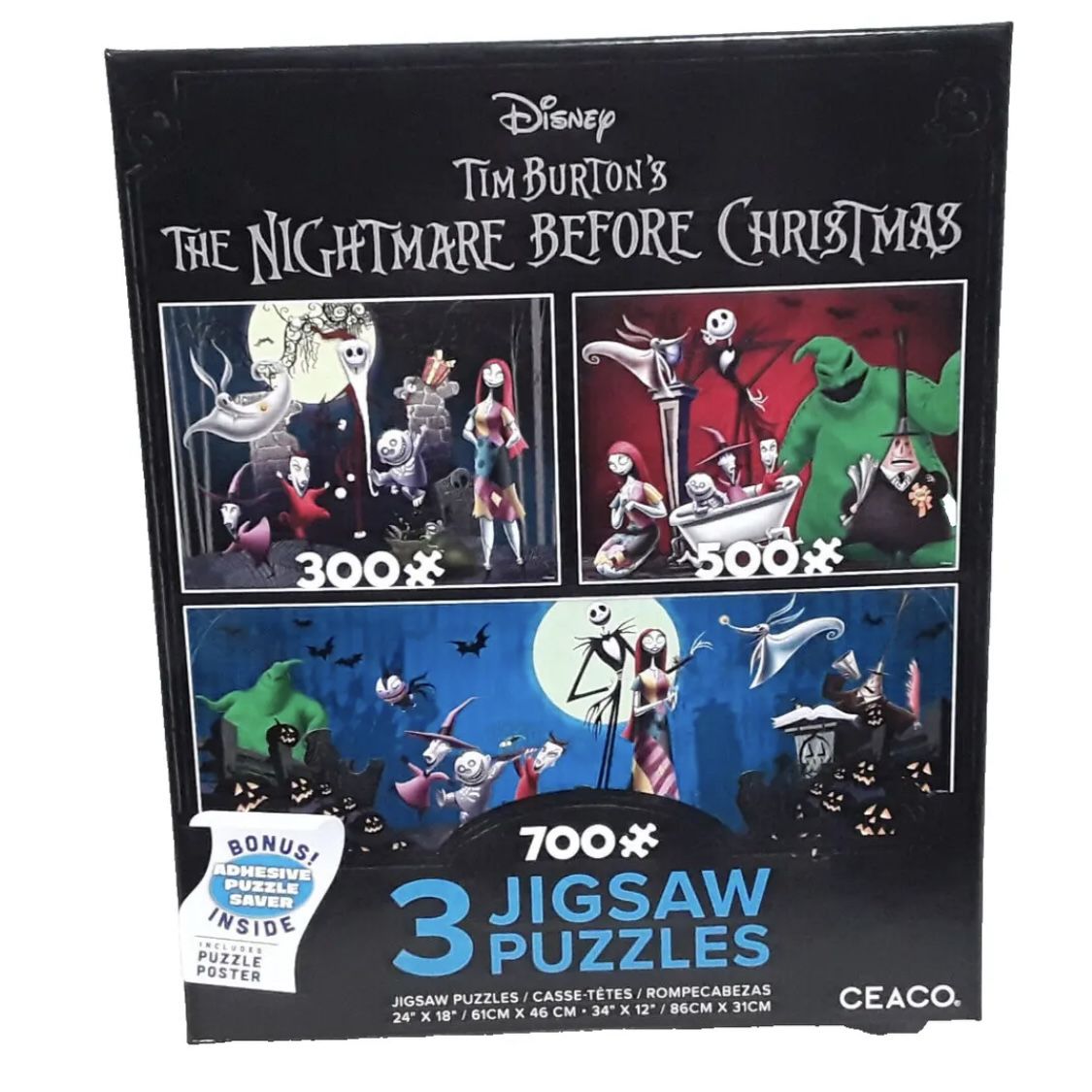 NIGHTMARE BEFORE CHRISTMAS NIB PUZZLES