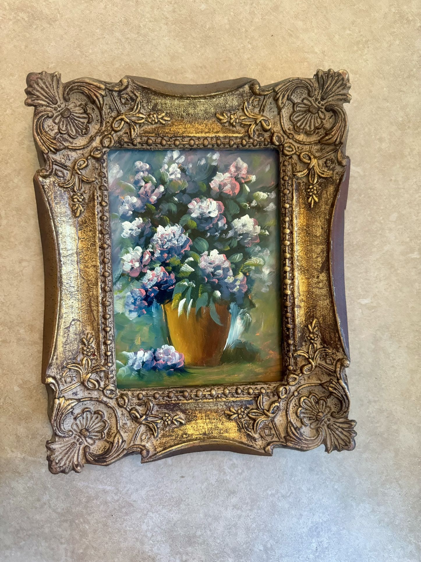 BEAUTIFUL ORIGINAL HAND OIL PAINTING WITH BEAUTIFUL FRAME