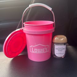 Pink Mini Lowe’s Buckets 