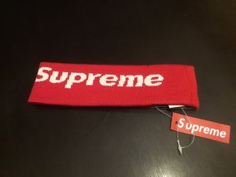 Supreme New Era Sweat Headband Red