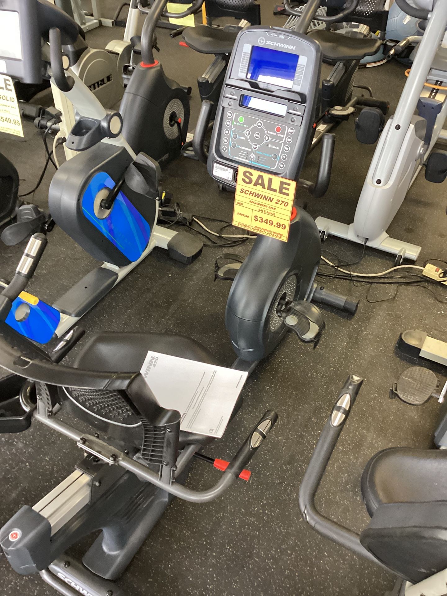 Schwinn 270 Recumbent Exercise Bike
