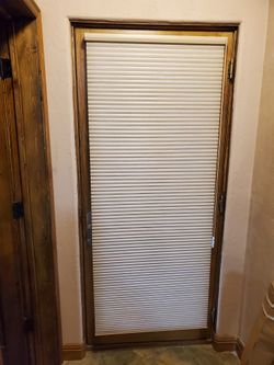 New Hunter Douglas 3/8 Pleated French Door Blind