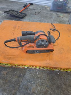 Ridgid belt sander