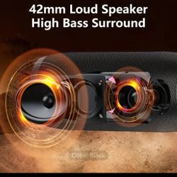 New 50 Watt Bluetooth Speaker Large Battery 8,000 Ma 