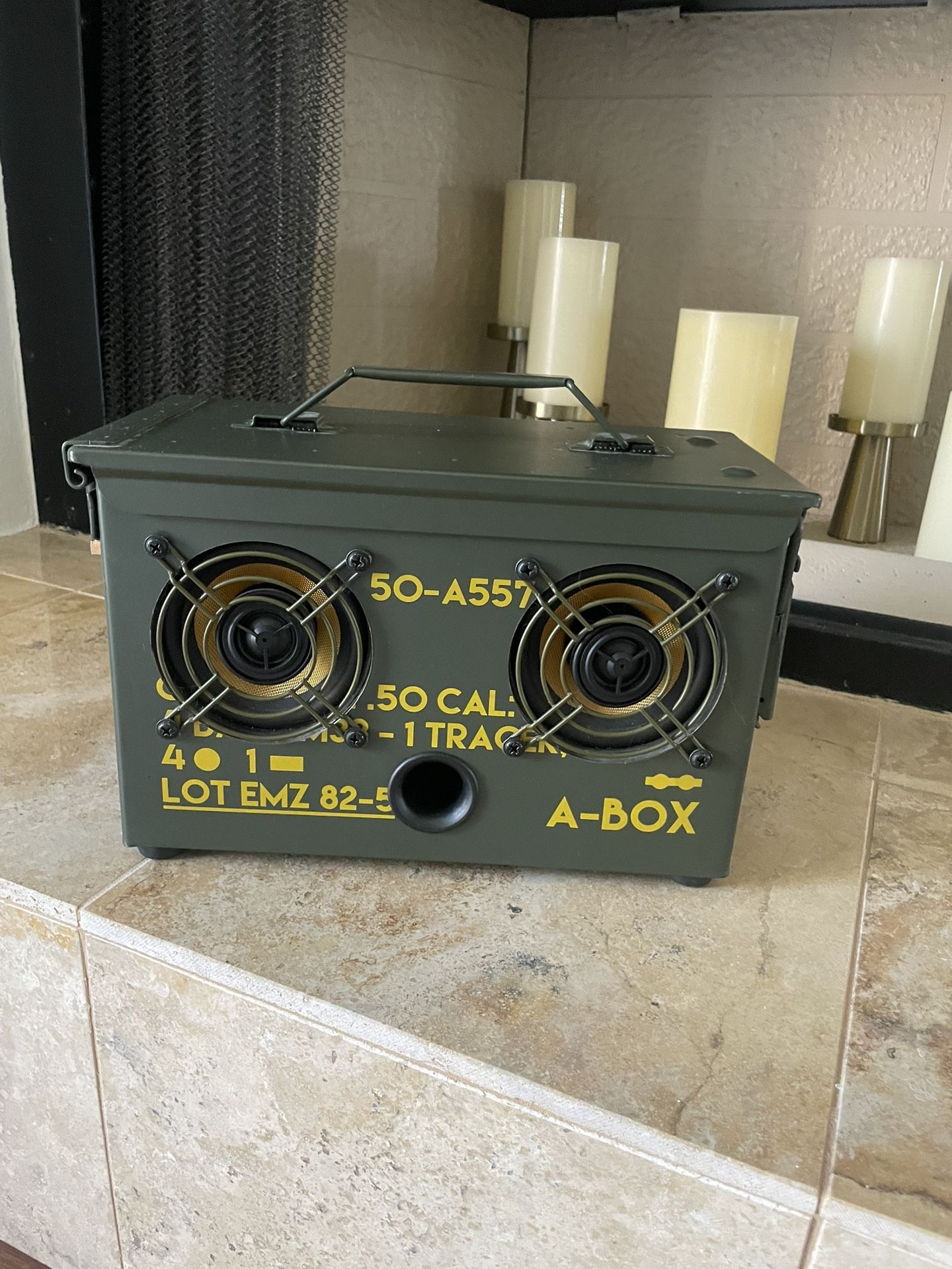 Thodio .50 Cal Ammo Box Bluetooth Speaker
