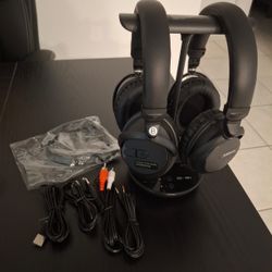 SIMOLIO JH737D2 Dual Bluetooth Wireless Headphones for TV Watching