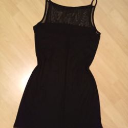 Vintage Black Mini Dress 