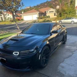 2021 dodge charger, GT salvage title, mile 45000 Sunroof lid light Headlight and fog light Widebody Style Fender Flares Wheel Cover Unpainted new tire