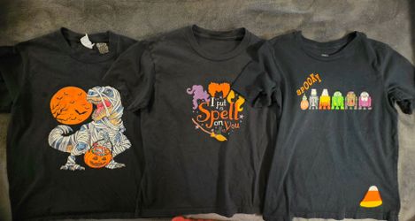 3 Kids Size Small (5/6) Halloween Shirts