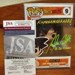 Signed Goku Funko PoP!