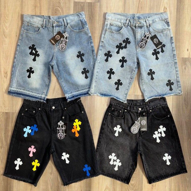 CHROME HEARTS SHORT JEANS π₯π₯π₯