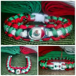 Mexican Paracord World Cup Bracelet 🇲🇽 🇲🇽 🇲🇽