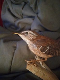 Hand Carved Wooden Bird
