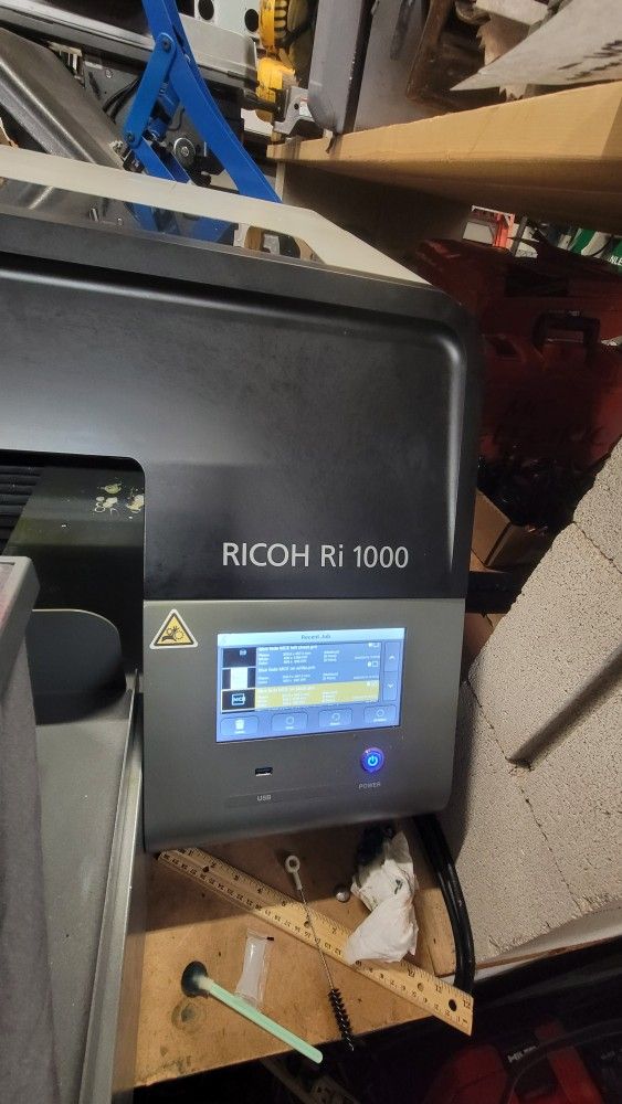 Ricoh DTG Printer Ri1000 And Heat Press