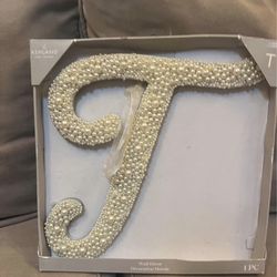 Letter T wall decor