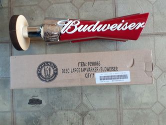 Budweiser beer tap handle for kegerator and much more
