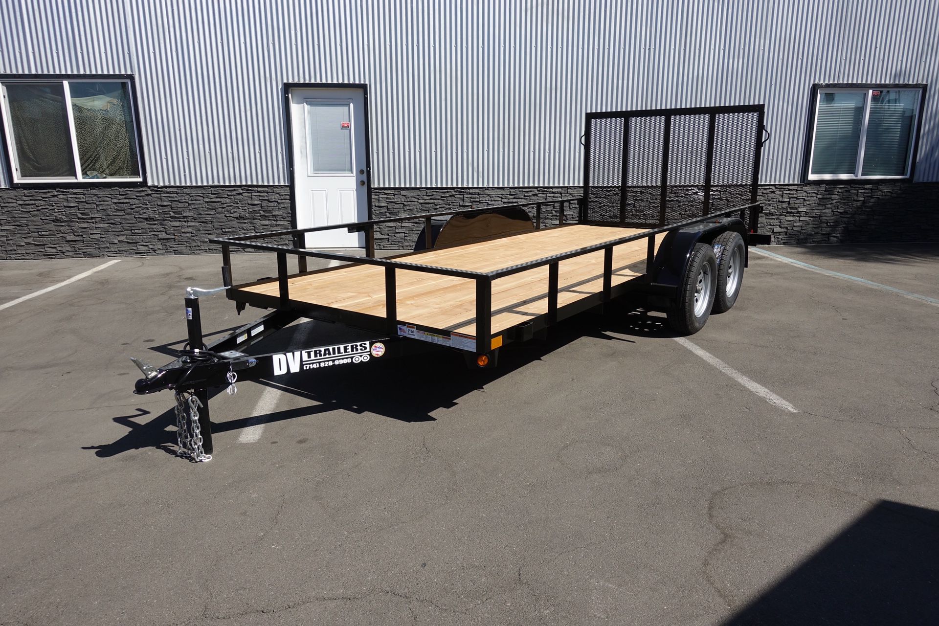 Light Duty Tandem Axle Utility Trailer 77”x16’ (other sizes available)