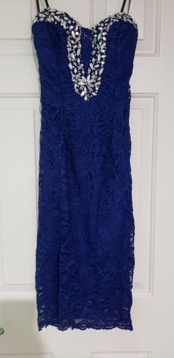 Windsor Strapless Lace And Jewelled Dress