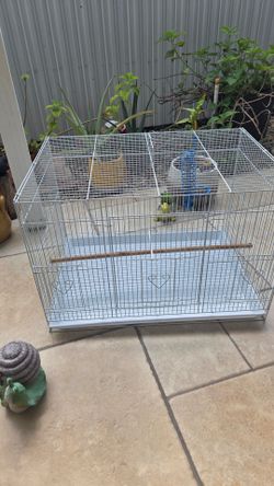 Jaula Gris Para Aves En Exelentes Condiciones Nueva