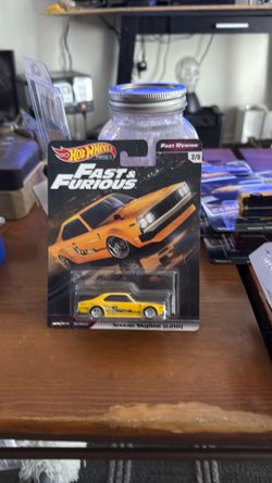 1/64 HOT WHEELS REAL RIDERS FAST REWIND FAST & FURIOUS NISSAN SKYLINE (C210) 2/5