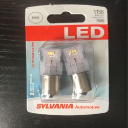 Sylvania-1156 LED White Mini bulb 2-Pack NEW 