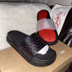 Red Bottom Slides (authentic)