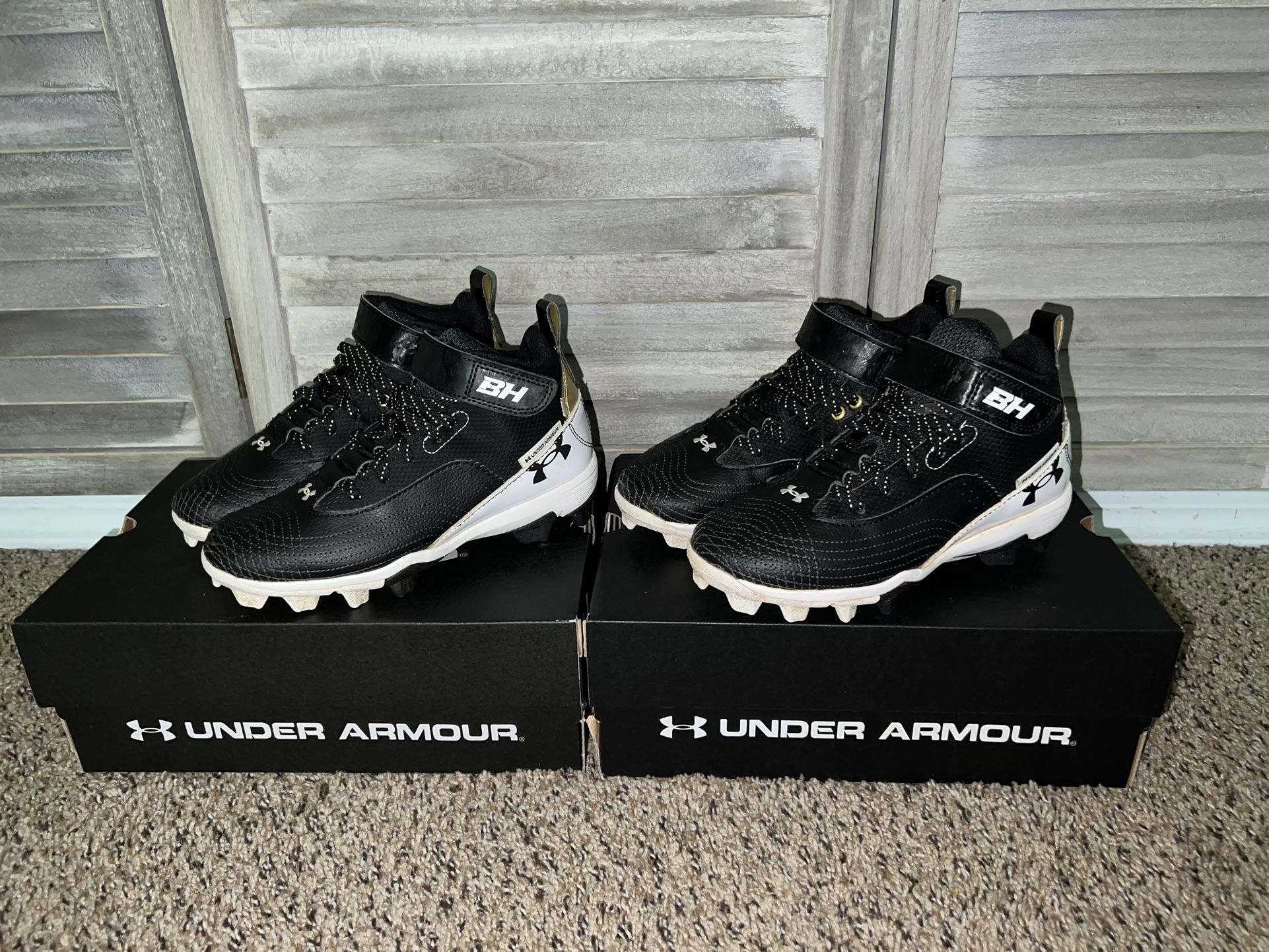 2 Pairs - Under Armour Kids Baseball Cleats