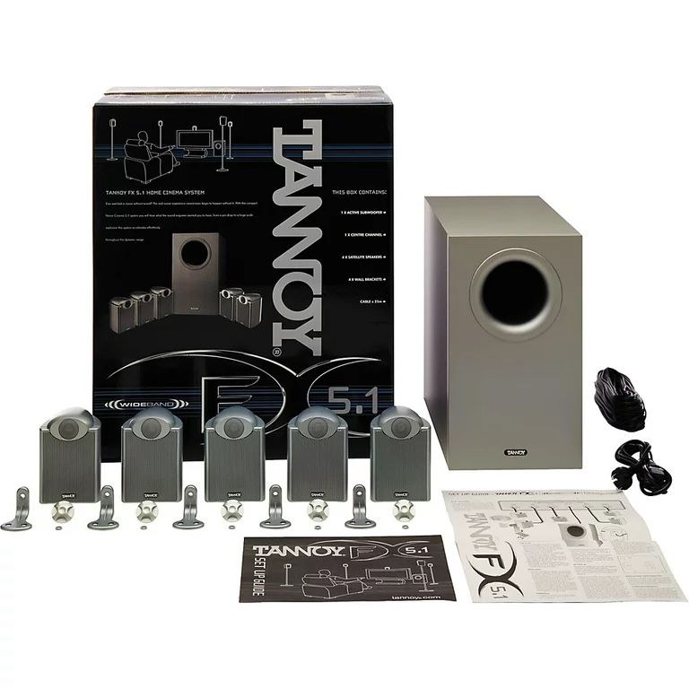 Tannoy Fx 5.1 With Subwoofer In black