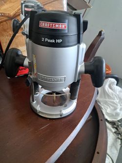Craftsman plunger router