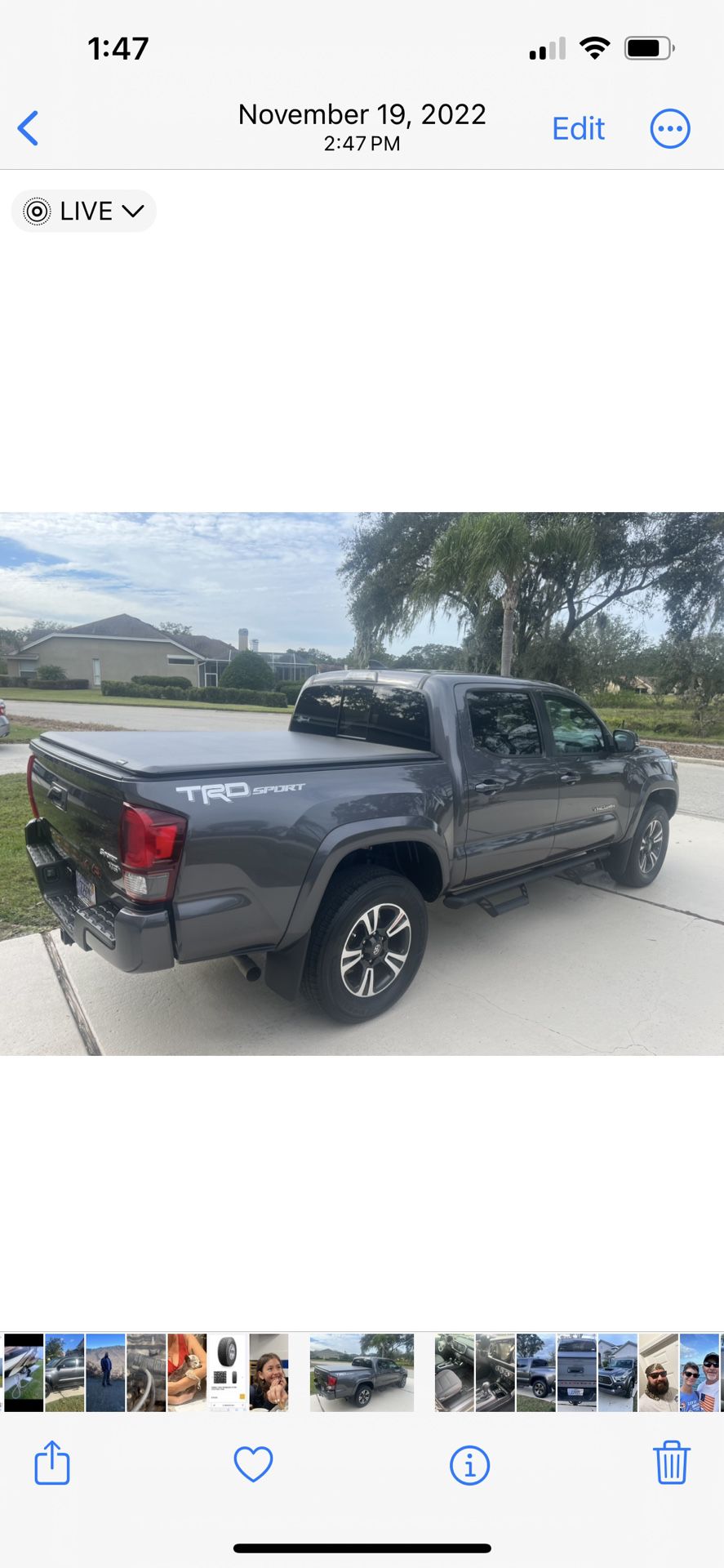 2019 Toyota Tacoma  5 1/2’   Bed Cover