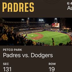 Padre Vs dodgers 