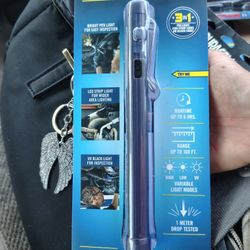 Rechargeable Pen Light With U. Black Light 